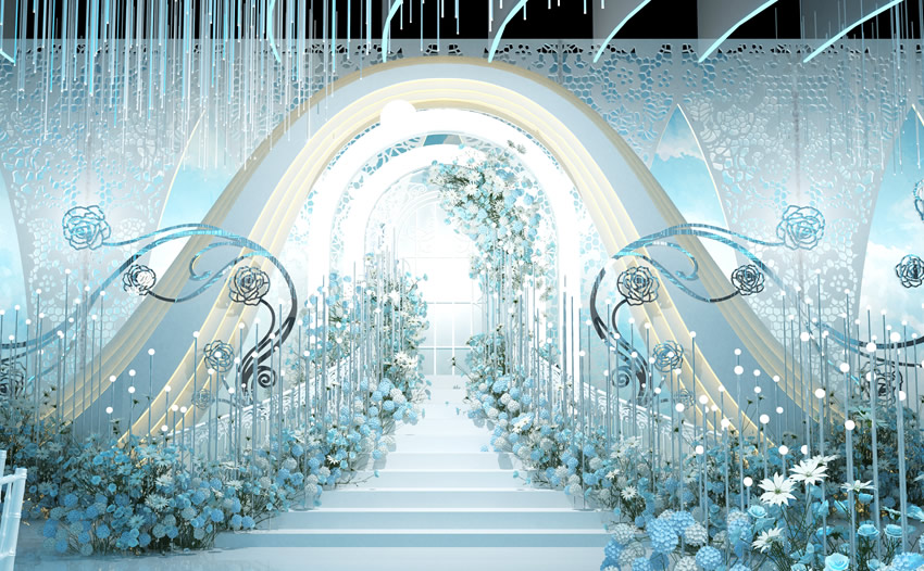 富顺釡香烙馍村水晶厅效果展示